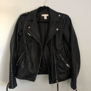 H&M leather jacket